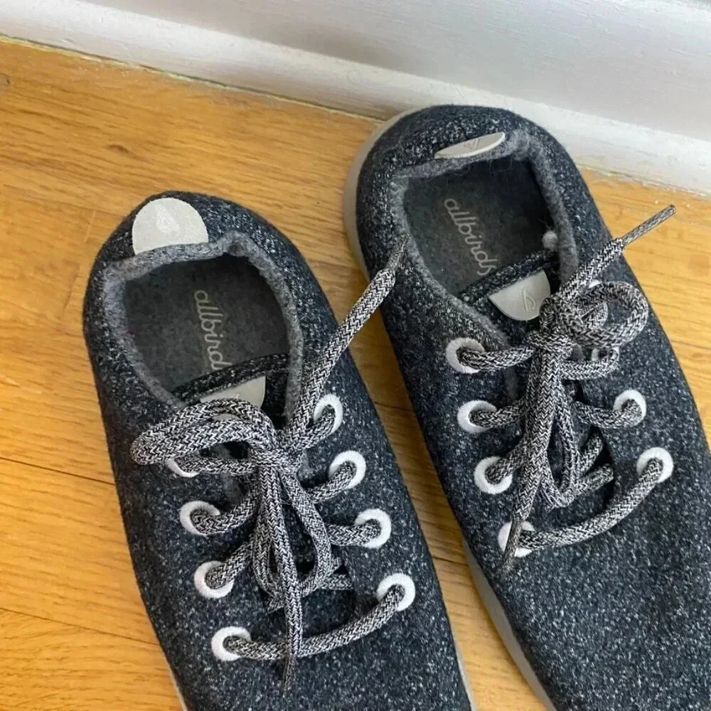 Allbirds Gray Wool Runner Athletic Shoes